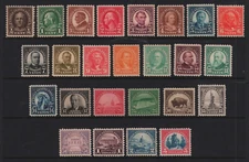 1922-1925 US FP P11 Regular Issue Set 25 OG MNH 551-573, 555, 571 622-623 VF/XF+