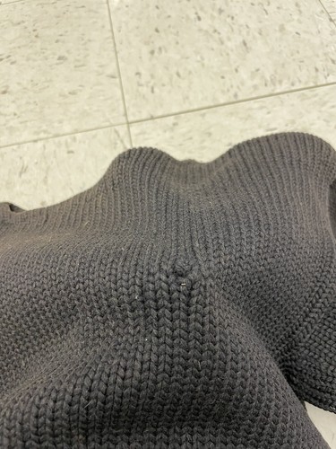 Vintage 1940 Spalding Collegiate University Sweater Wool Boatneck Black S - Picture 8 of 8