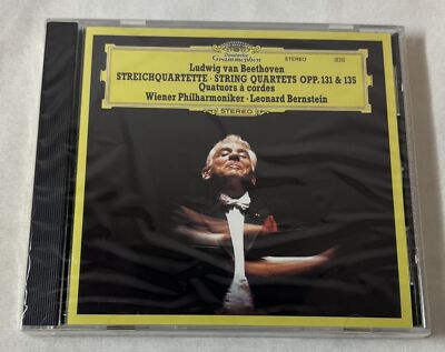 SEALED CD~ LEONARD BERNSTEIN Beethoven String Quartets Opp. 131 and 135