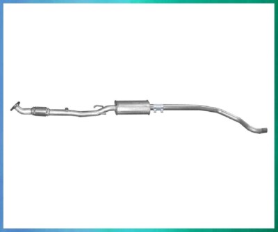 Mittelschalldämpfer für Opel Corsa D 1.0 44/48KW Auspuff Flexrohr