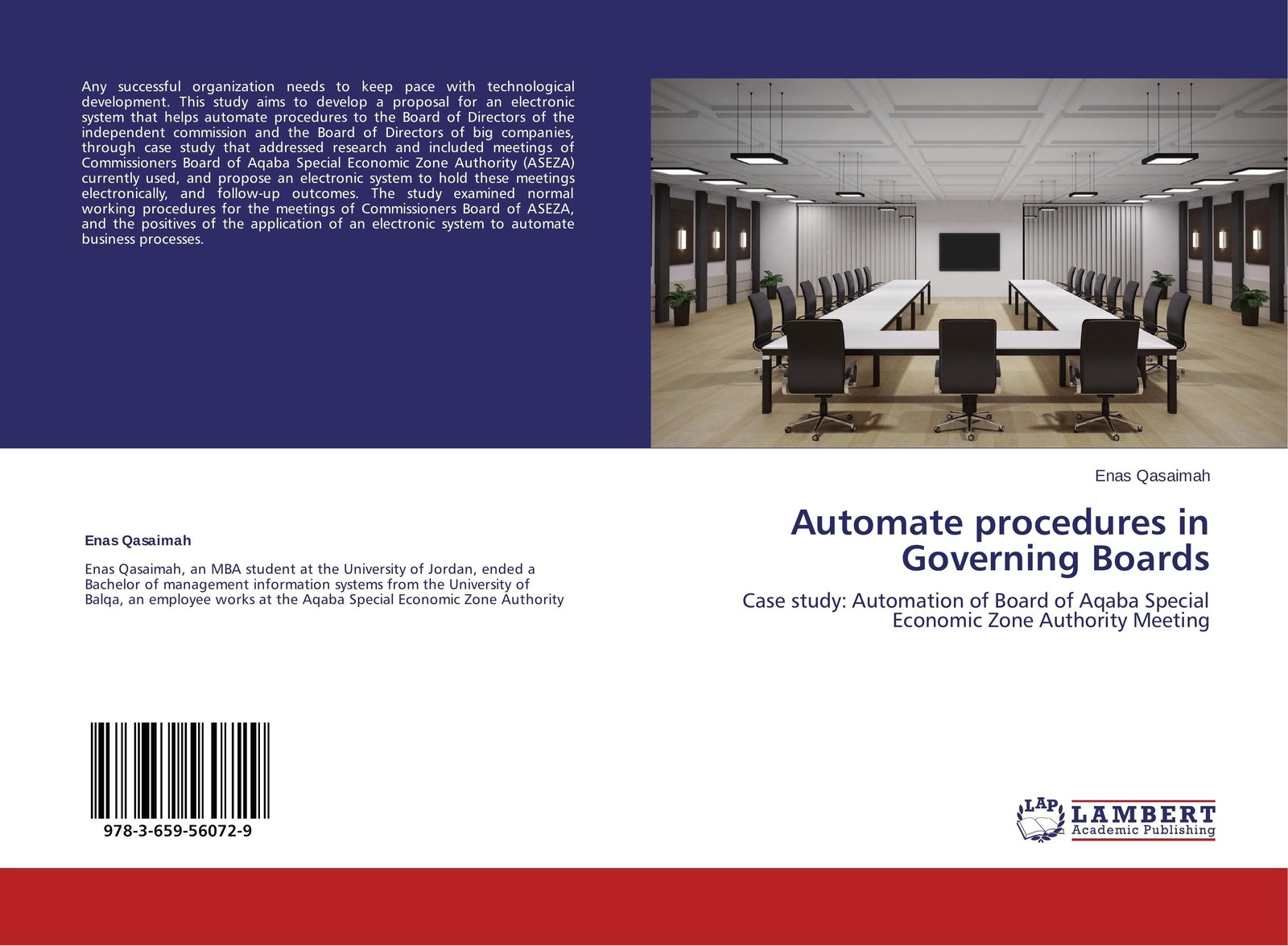 Automate Procedures In Governing Boards Enas Qasaimah Taschenbuch