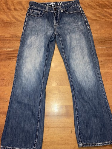Helix N56 Relaxed Straight Jeans Blue 