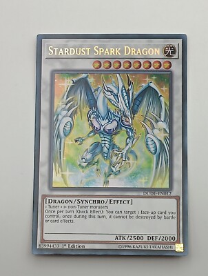Yu-Gi-Oh Einzelkarte Stardust Spark Dragon bespielt