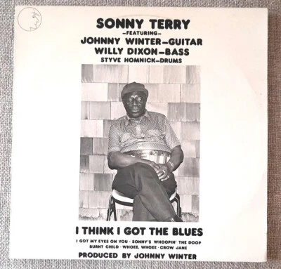 Sonny Terry 'I THINK I GOT THE BLUES' LP (1984) NM/NM (Johnny Winter) - Image 1 of 4