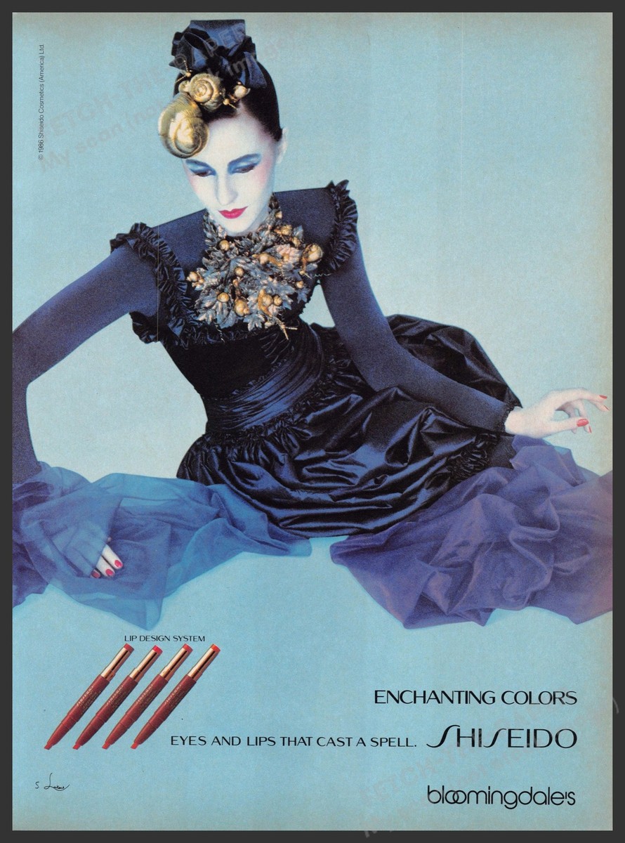 Shiseido 1980s Print Advertisement 1986 