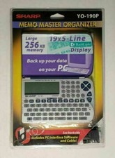 Vintage Sharp Memo Master Organizer YO-190P Brand New Factory Sealed NOS