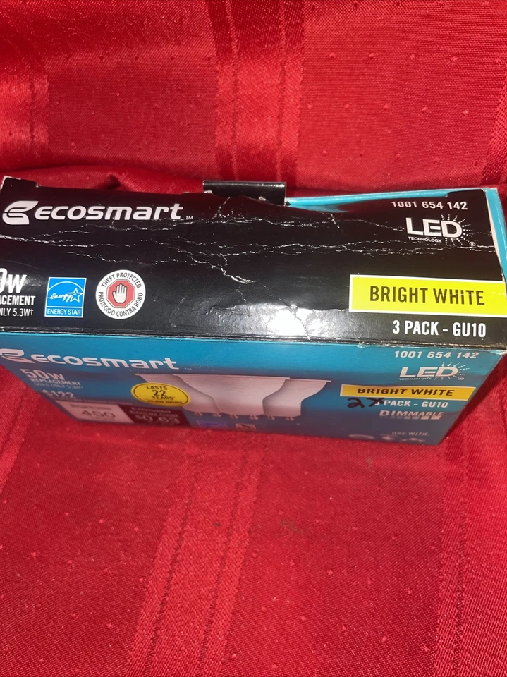 50W Equivalent Bright White MR16-GU10 Dimmable LED Light Bulb (2 bulbs) - Image 2 of 4