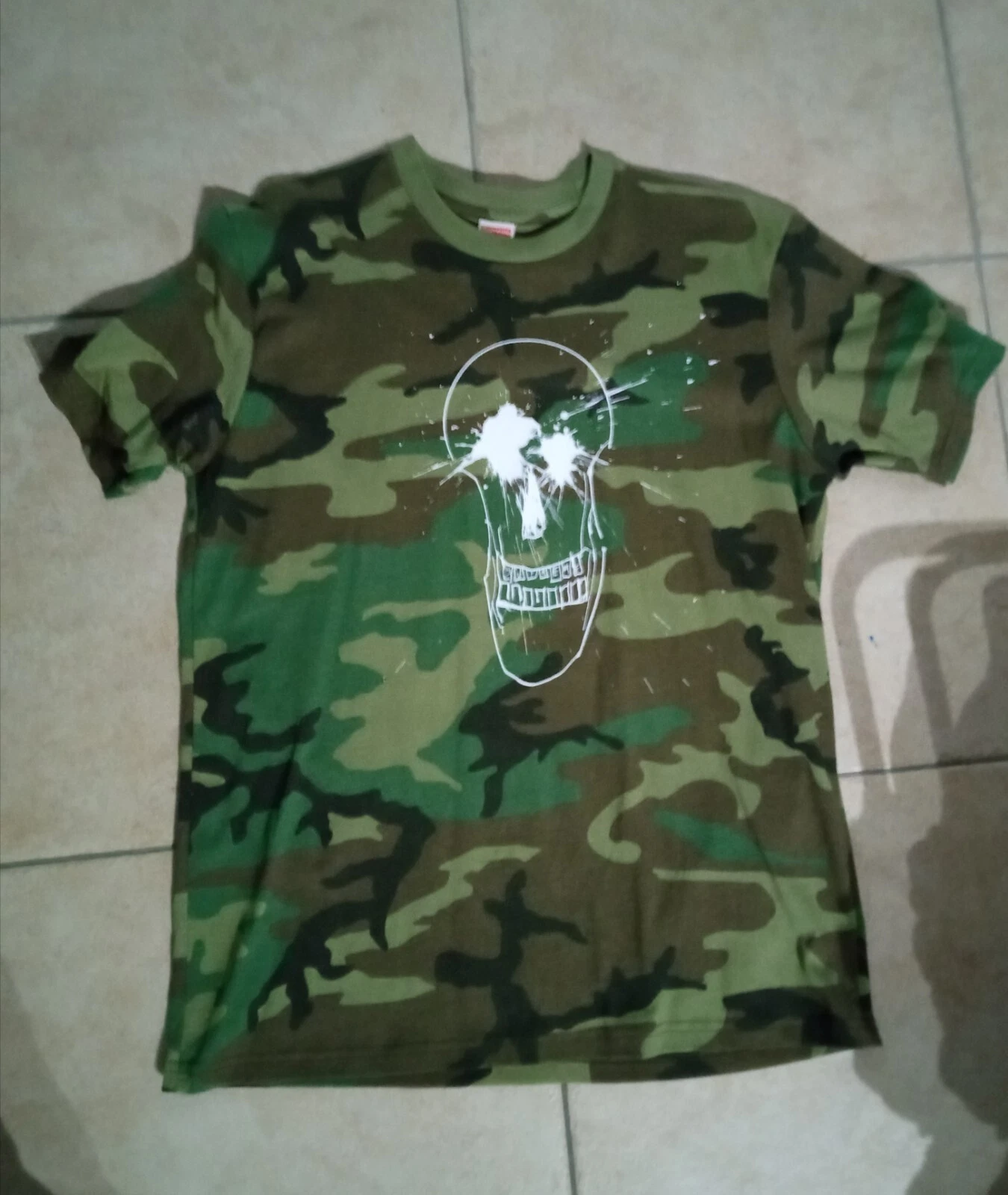 Supreme t shirt Ralph Steadman Skull tee made in USA 100% COTTON Mimetica Arms