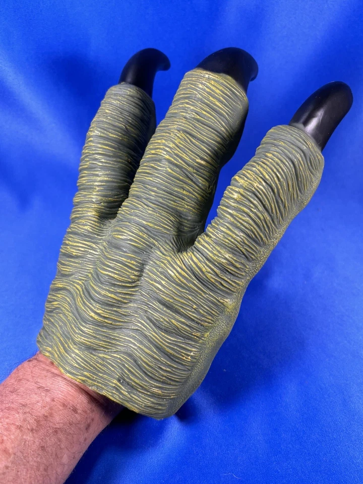 Disfraz de Dinosaurio Dragón Demonio Monstruo Star Wars Manos Garras Verdes Cosplay 1 Par Foto 3 de 4