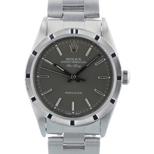 Rolex Air King 14000 34 mm Grey Dial Stainless Steel 1991 Automatic Watch