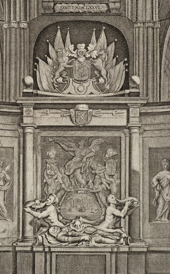 J. MULDER (1659-1737), Grabmal des Admirals Michiel de Ruyter, Rad. Klassizismus - Bild 3 von 4