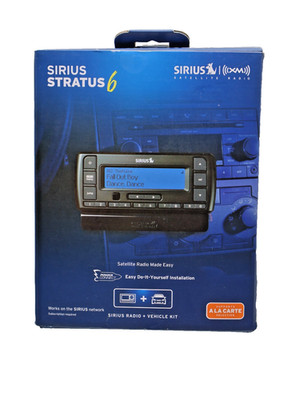 Sirius Stratus 6 Vehicle Kit XM Satellite Radio Model SDSV6V1 BRAND NEW IN BOX