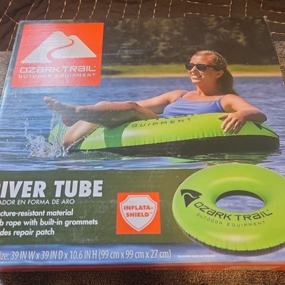 Ozark Trail River/Pool Inflatable Durable 39'' Tube Float, GREEN - NEW/SEALED