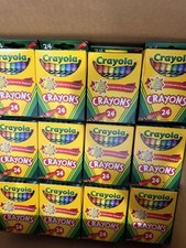 Lot Of 40- Crayola Crayons Teacher Preferred Non-Toxic Assorted Colors 24 pcs