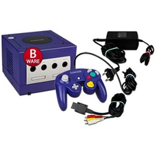Gamecube Konsole Lila Purple (B-Ware) #20B + original Controller