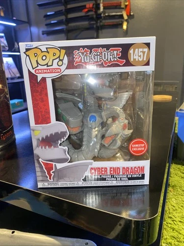 Funko Pop Animation Yu-Gi-Oh 1457 Cyber End Dragon Gamestop Vinyl Figure New
