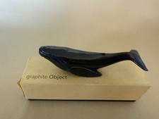 Agelio Batle Signed Graphite Humpback Whale Sculpture 2007 Original Box 6