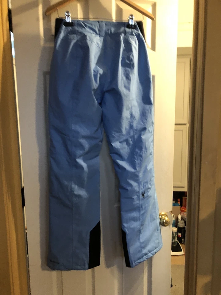 Spyder NWT Winner GTX Ski Pants GORE-TEX Primaloft Waterproof Ice Blue Womens 6 - Image 2 of 4