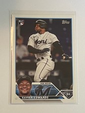 Xavier Edwards 2023 Topps Update #US296 Rookie Card RC Miami Marlins. rookie card picture