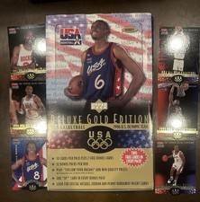 1996 UPPER DECK USA OLYMPIC TEAM DELUXE GOLD BASKETBALL ~ OVER 300 CARDS!