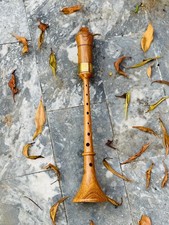 RAUSCHPFEIFE Rosewood Small A Wooden Shawm Musical Instruments With Two Reeds