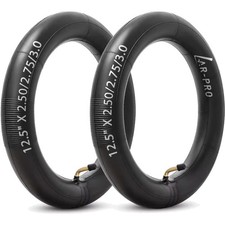 12.5 x 2.5/2.75/3.0 Scooter Inner Tubes with TR87 Angled Valve Stems Heavy-...