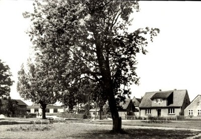 Postcard Wiek on Rügen, Friedensplatz, country department store - 5088596