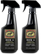 Bick 5 Leather Cleaner  Conditioner 16Oz Spray 2-Pack Complete Leather Care