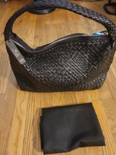 ❤️FALOR❤️ Woven Genuine Lea