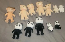 Calico Critters Mixed Families Lot Of 12 Animals Figures Dolls