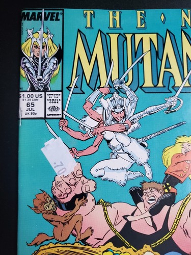 THE NEW MUTANTS #65 MARVEL COMICS 1988 high grade - Picture 2 of 7