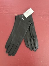 Vintage NWT Neiman Marcus Leather Gloves Silk Lining size 8 made in ITALY