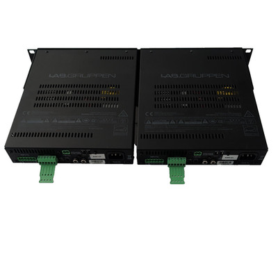 Lab.gruppen LUCIA 120/1-70 Power Amplifier Dual Amp 1U form factor mounted