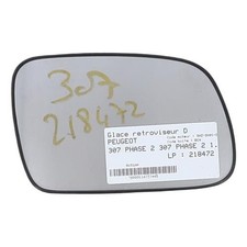 Glace de rétroviseur Peugeot 307