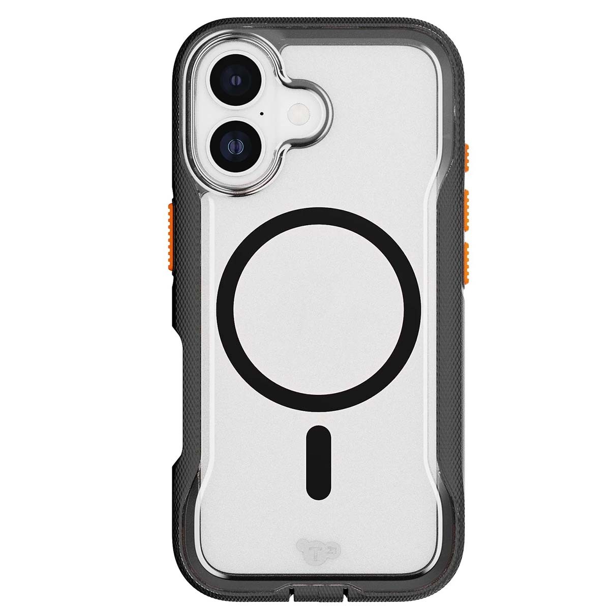 Coque iPhone 17 Tech21 EvoPro noire anti-rayures avec bords surélevés