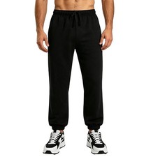 Mens Sweatpants with Pockets Lightweight French Terry Lounge Joggers Workout Pan