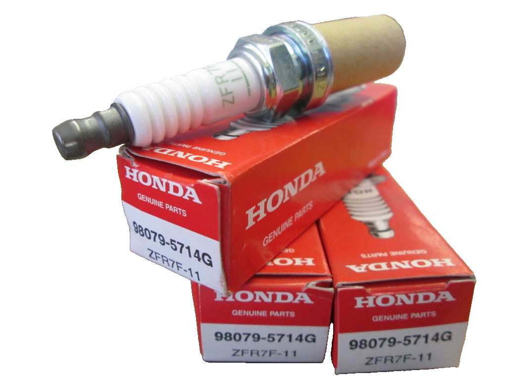 Honda Spark Plugs NGK ZFR7F-11 2008-2009 TRX700 98079-5714G QTY3
