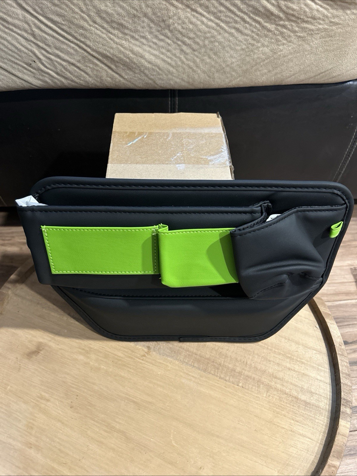 Car Console Side Seat Crevice Storage Bag Gap Organizer Filler Tidying Pocket