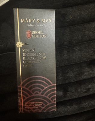 Mary&May Seoul Edition Idebenone + Blackberry Complex Vegan Serum 80ml