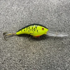 Mann's 20+ Plus Double Stamp Vintage Crankbait - Fire Shad Crystaglow