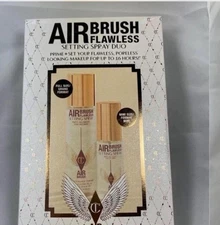 Charlotte Tilbury Air Brush Flawless Setting Spray Duo Full Size & Travel Size