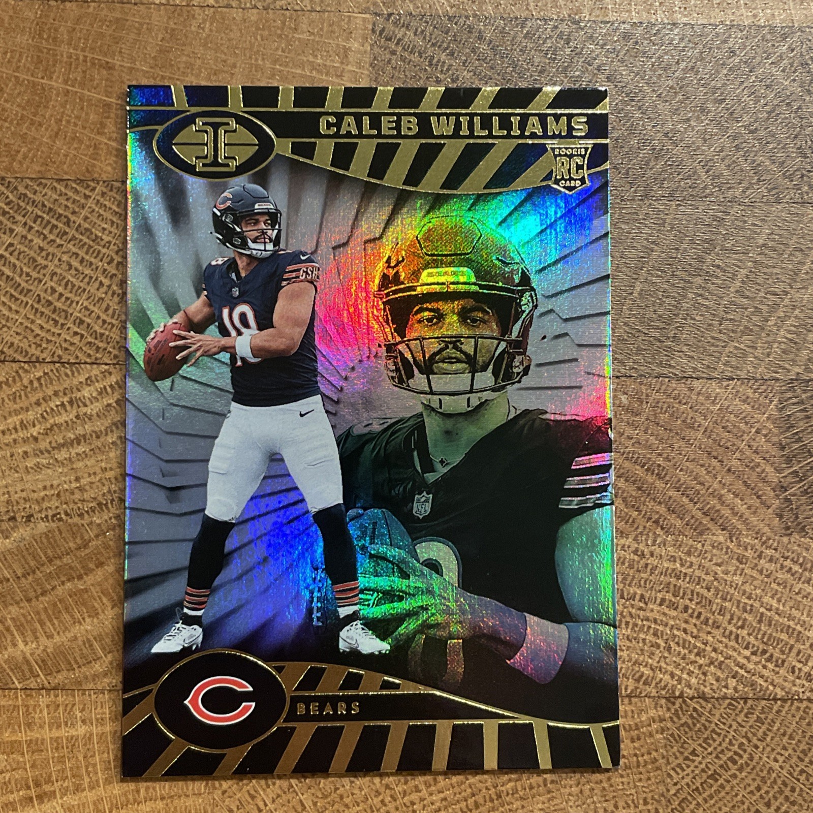 2024 Panini Illusions - Caleb Williams #13 (RC) Holographic RC Chicago Bears