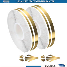 Car Vinyl Pinstriping Tape 2 Pack 32ft 9.8m Diy Car Motorcycle Dcolor Gold Car Vinyl Pinstriping Tape 2 Pack 32ft 9.8m Diy Car Motorcycle Dcolor Gold