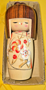 5.5" Japanese KOKESHI Wooden Doll Geisha "DREAM OF SPRING" KOJO TANAKA