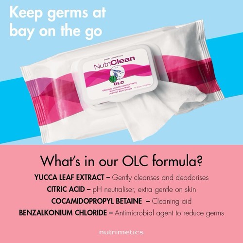 3 Items Controlled Laundry Concentrate OLC 5 1 litre Wipes Nutrimetics CLC - Picture 3 of 9