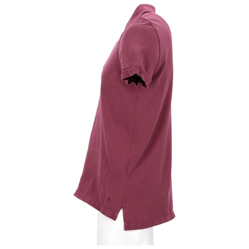 Tom Ford Basic Pink Cotton Polo Shirt Male Pink 48 - Picture 7 of 10