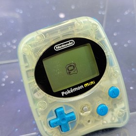 Nintendo Pokemon Mini Handheld Console Wooper Blue MIN-001 For Parts or Repair