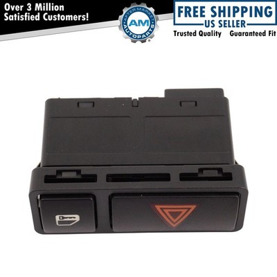TRQ Hazard Warning Flasher Door Lock Switch NEW for BMW E46 3 Series