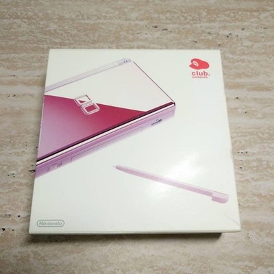 Nintendo DS Lite Premium Rose Club Nintendo Limited Edition Complete CIB 6990