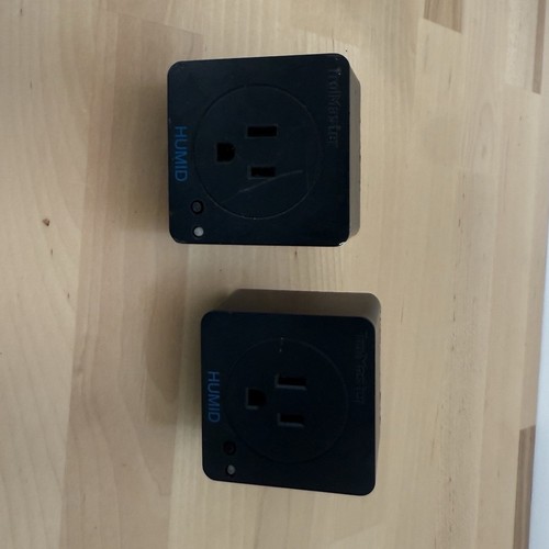 TrolMaster HUMID Smart Plug US Male Single Outlet Black Plastic